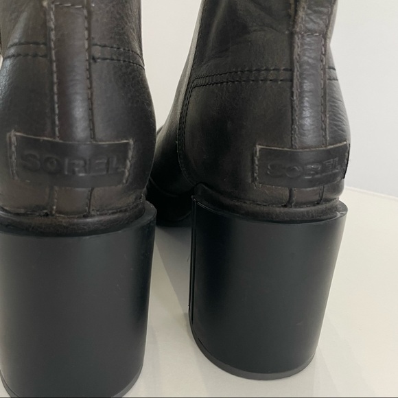 NEW! Sorel Blake Quarry Chunky Heeled Waterproof  Distressed Boots Size 10 - Picture 6 of 13